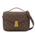 Pochette Metis, &pound;1,200, Handbags, Brown, Canvas, Front view